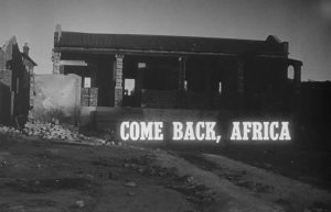 รีวิวเรื่อง “ Come Back, Africa”